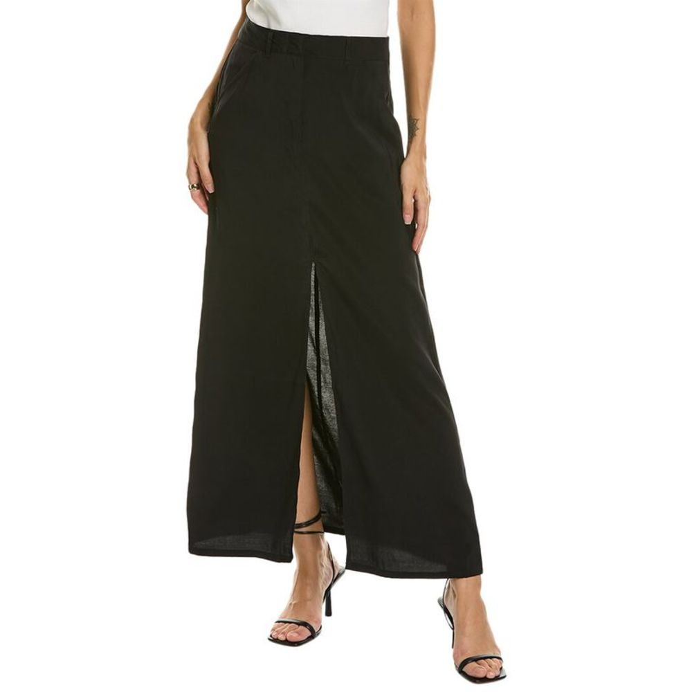 Max Studio Front Slit Maxi Skirt